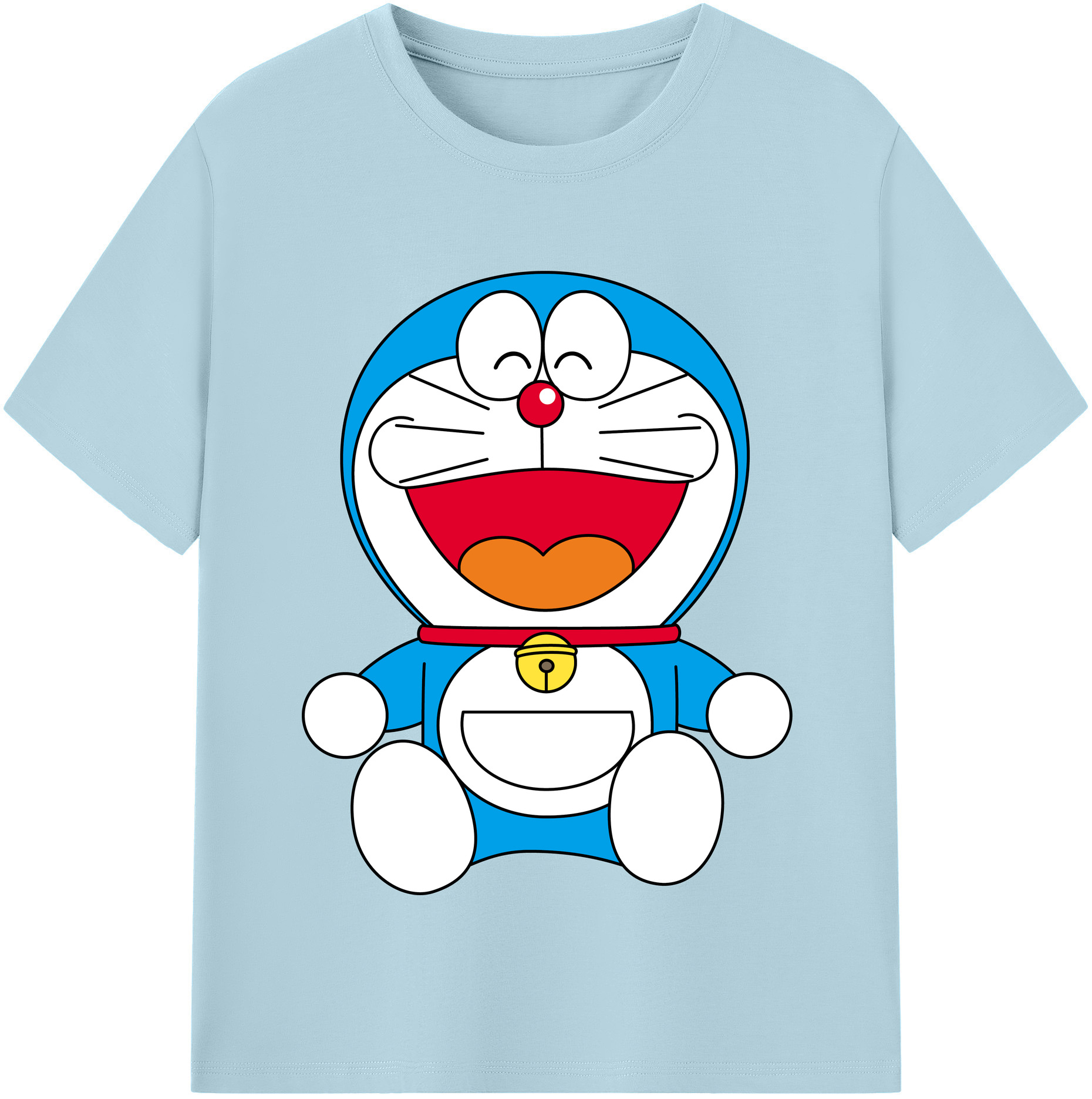 （画像用） ドラえもん Doraemon 綿100％半袖Tシャツ（フロントプリント）